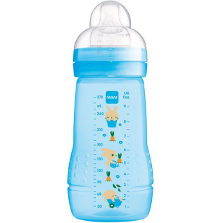 MAM Easy Active बेबी बोतल फ्लैश 270ml 2+ मोनेट बॉय