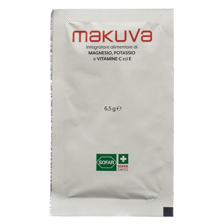 Makuva Orangengeschmack mit Magnezyum Kalium ve Vitamin C ve E 30 Btl 6.5 g