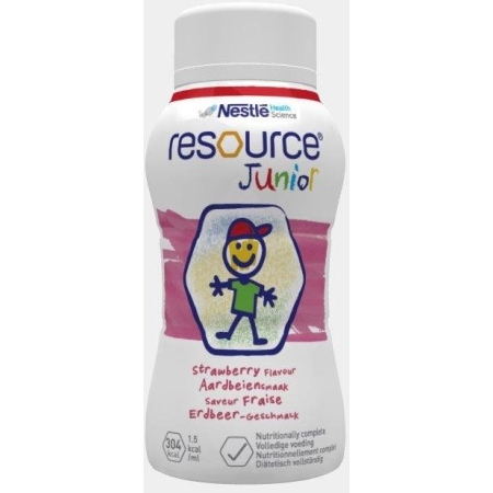Resource Junior Strawberry 4 Bottles 200 ml