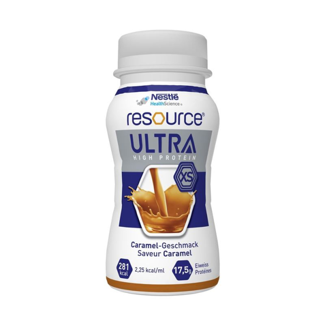 Resurs Ultra Yüksək Protein XS Karamel 4 Fl 125 ml