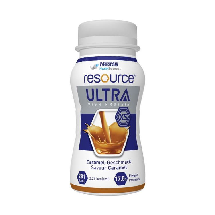 Resource Ultra High Protein XS Caramel 4 Fl 125 មីលីលីត្រ