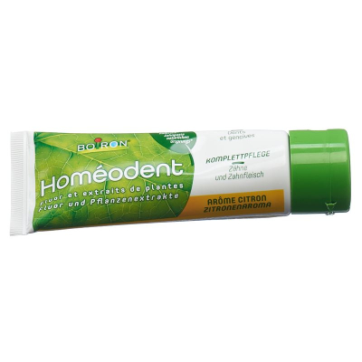 Homeodent kompletna tubka do pielęgnacji zębów i dziąseł cytrynowa 75 ml