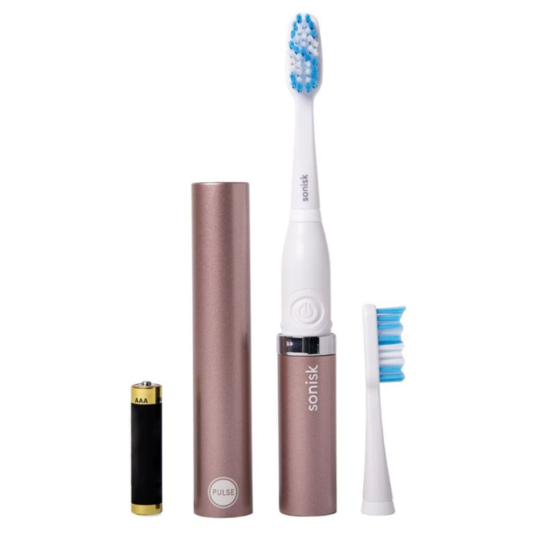 SONISK sonic toothbrush rose gold