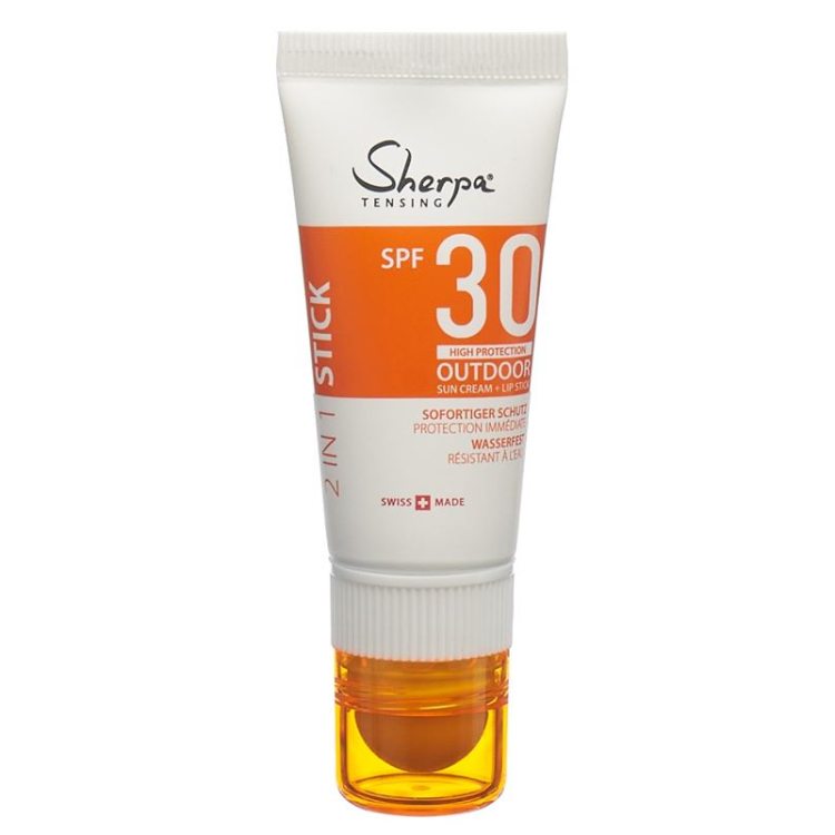 SHERPA TENSING kombinasyon çubuğu Sun Cr+Dudak SPF 30