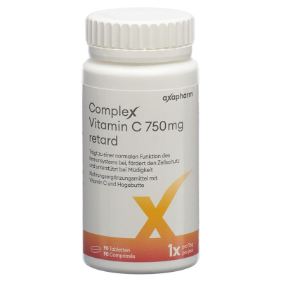 Komplexný vitamín C retard tablets 750 mg can 90 Stk