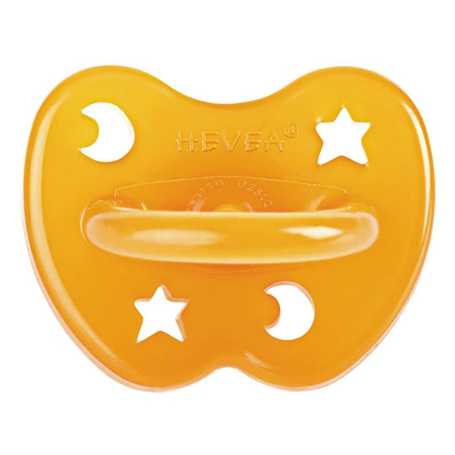 HEVEA pacifier Orthodontic Star & Moon 0-3M