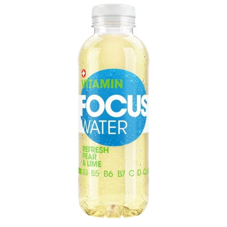 Focus Water PURE gruszkowo-limonkowy 12 x 500 ml