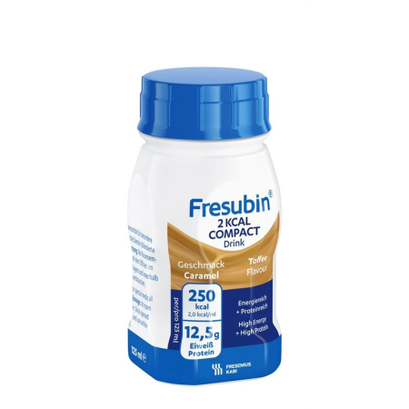 Fresubin 2 kcal Compact DRINK Caramel 4 Fl 125 מ"ל