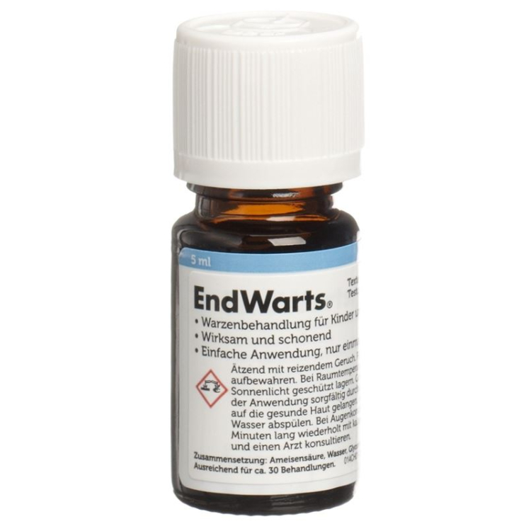 EndWarts Lösung zur Entfernung von Warzen 5ml