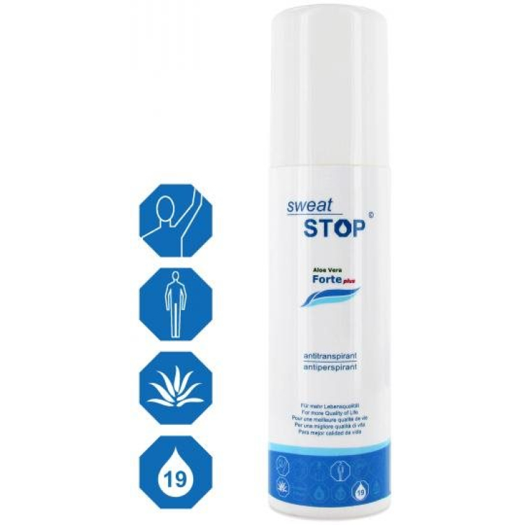 SweatStop Aloe Vera Forte plus spray per il corpo 100 ml