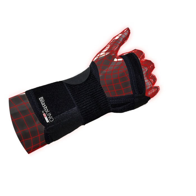 Bilasto Uno wrist splint S-XL left with support and Velcro