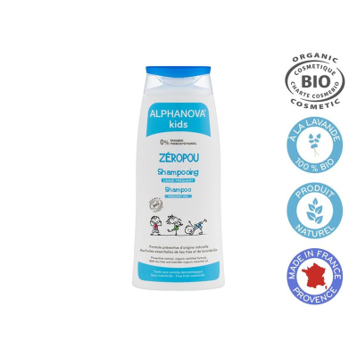 Alpha nova kids zeropou shampooing préventif 200 ml