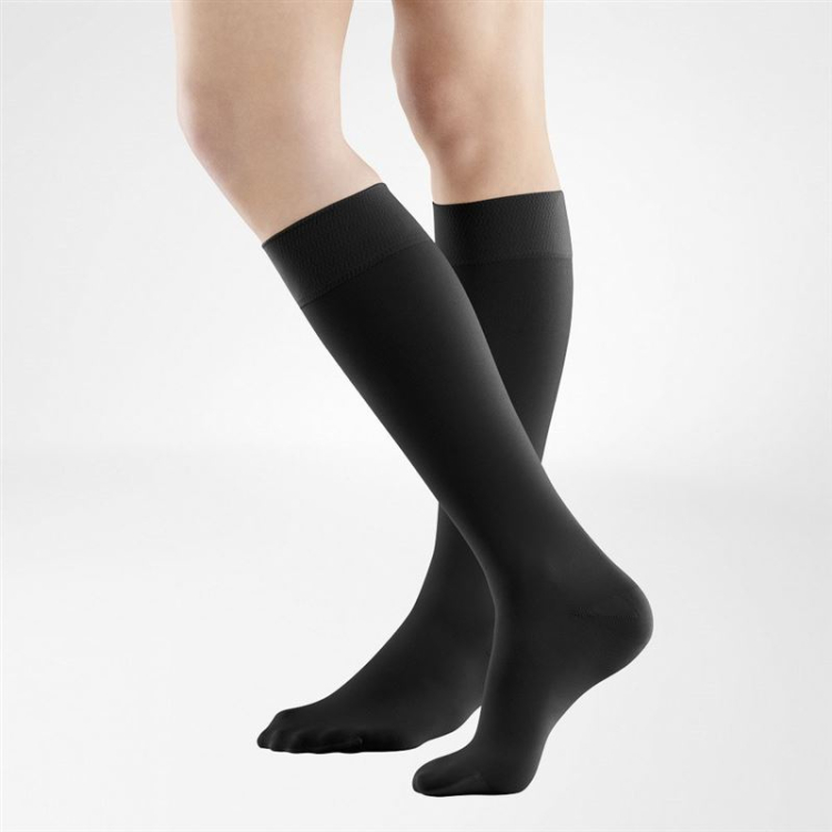 VenoTrain SOFT A-D KKL2 normal L / short closed toe Black 1 Pair