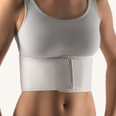 Bort rib belt women 12/16cm l -89cm white