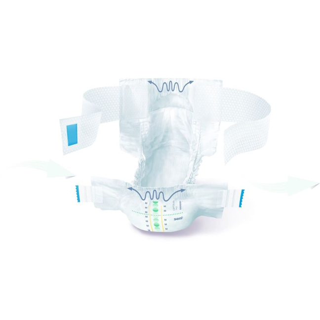 Seni Optima Trio incontinence pad M with hip belt 3rd absorbency