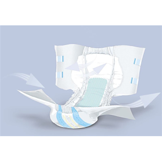 Super Seni incontinence briefs XL 1. ប្រព័ន្ធបិទបឺត