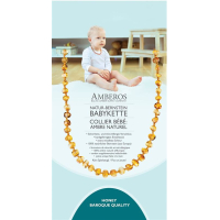 AMBEROS Natur Bernsteinkette Baby Baro Honey