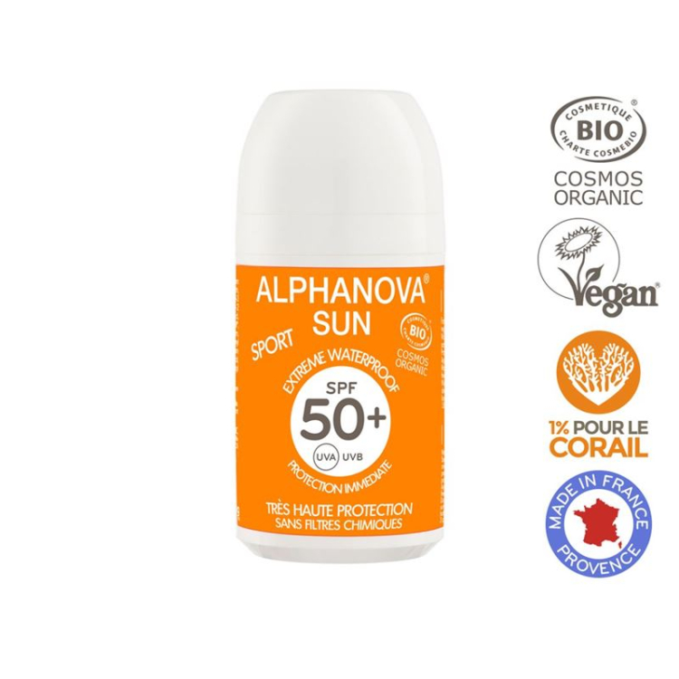 Alphanova SUN Extreme Sport Bio Roll-on SPF50+ 50 г