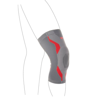Genu Sensa V-Max zavoj za koljena M biserno sivi