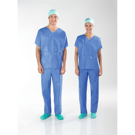 Παντελόνι χειρουργικής ενδυμασίας Sentinex S μπλε 75 τεμ&alpha