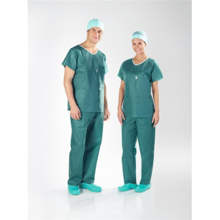 Sentinex chirurgické oděvní kalhoty S zelené měkké 45 kusů