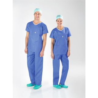 Sentinex chirurgické oděvní kalhoty S modré měkké 45 kusů