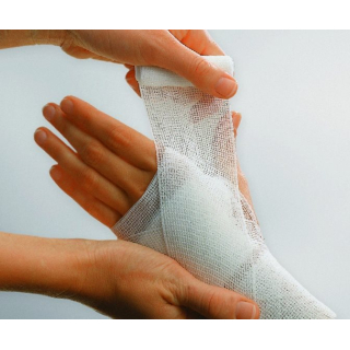 Mollelast elastic fixation bandage 10cmx4m white 20 pcs