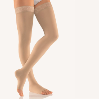 Bort Trend AG KKL2 IV open toe short beige lace grip one pair