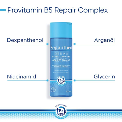 Bepanthen derma reinigungsgel für gesicht