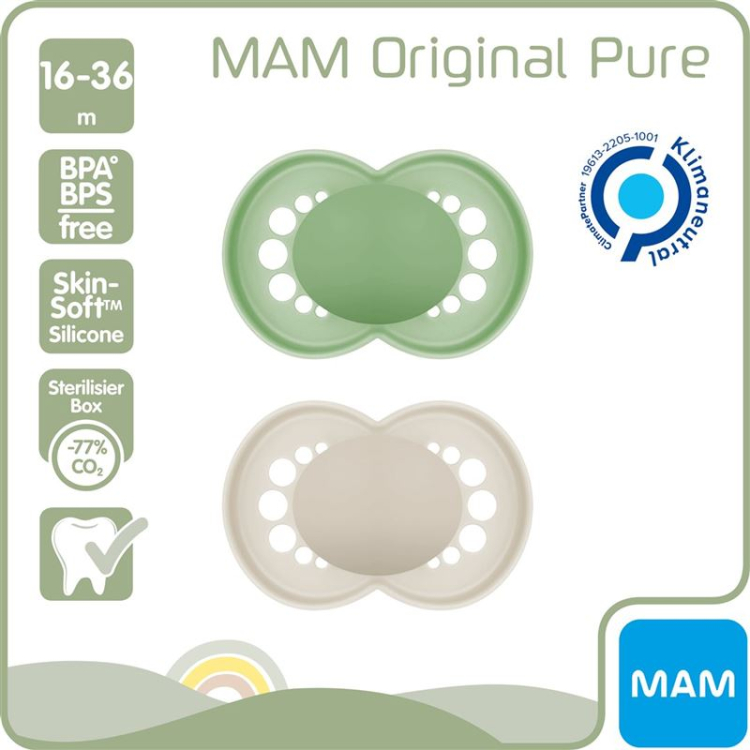 MAM Original Nuggi Pure Silikon 16-36m