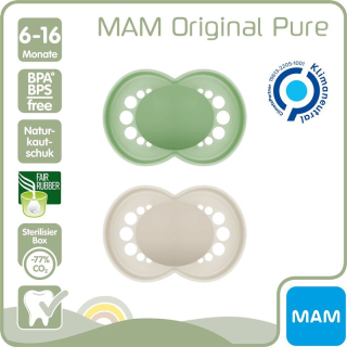 MAM Original Nuggi Pure Rubber 6-16 months