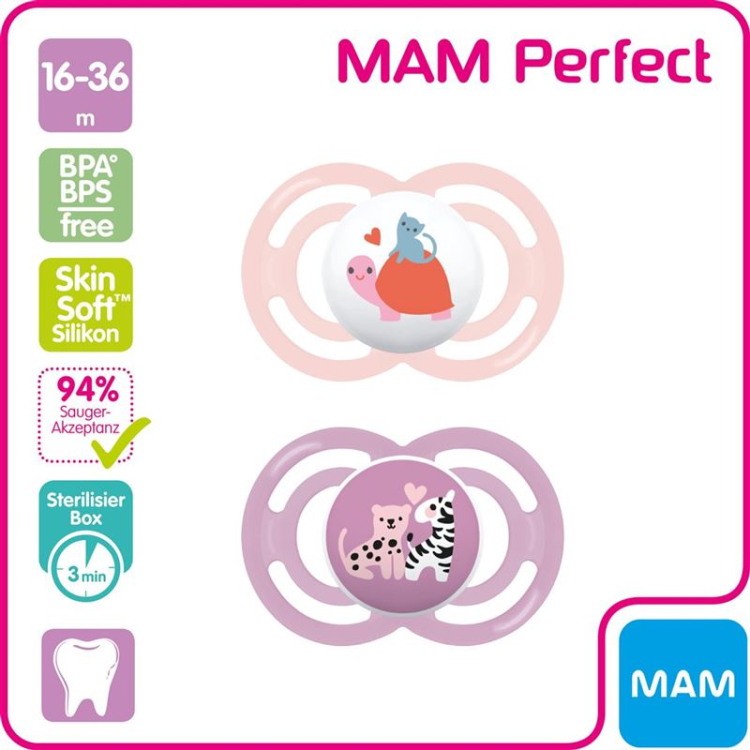 MAM Perfect Nuggi Silikon 16-36м Охин