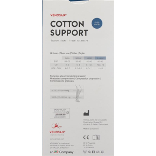 Venosan COTTON SUPPORT Socks A-D M wood 1 pair