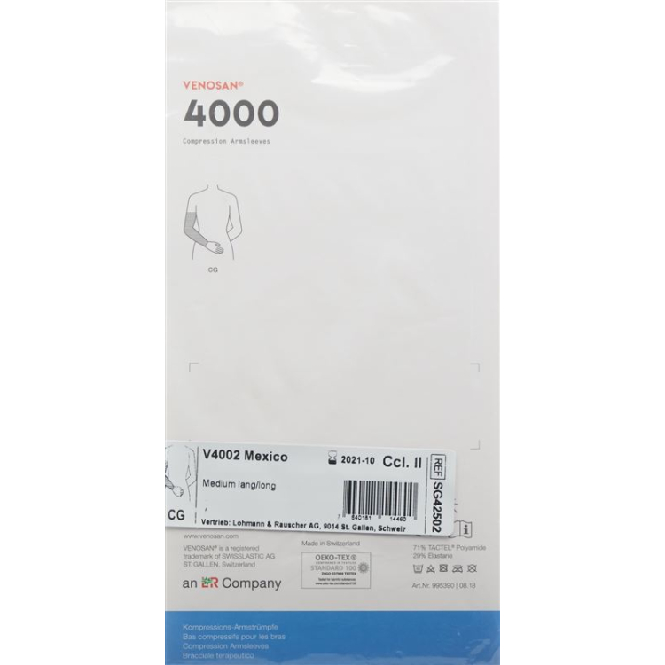 Venosan 4002 B-H KKL2 S be rankinio tvirtinimo