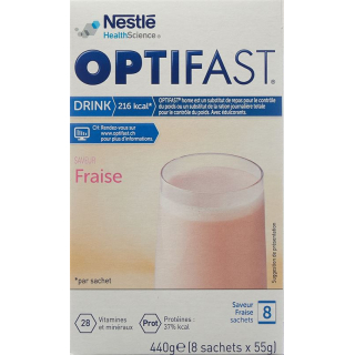Optifast Drink Strawberry 8 bags 55 g