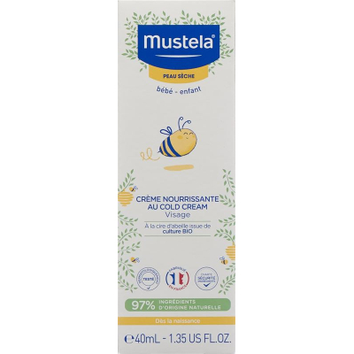 Mustela face cream קרם קר יבש h