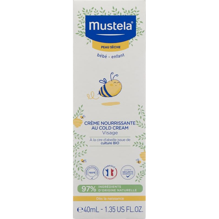 Mustela Gesichtscreme mit Cold Cream trockene Haut 40 մլ