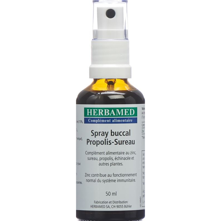 Herbamed Propolis-Holunder Mundspray 50 ml