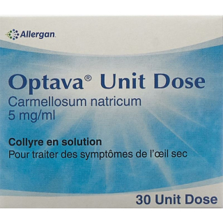OPTAVA Jedinična doza Gtt Opht 5 mg/ml