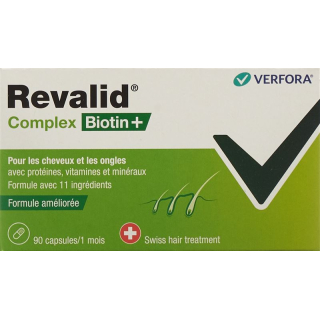 Revalid kompleks biotin+ kaps 90 stk