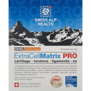 Extra Cell Matrix PRO משקה עבור Knorpel Bänder Sehnen und Knochen 20 Btl 19 גרם