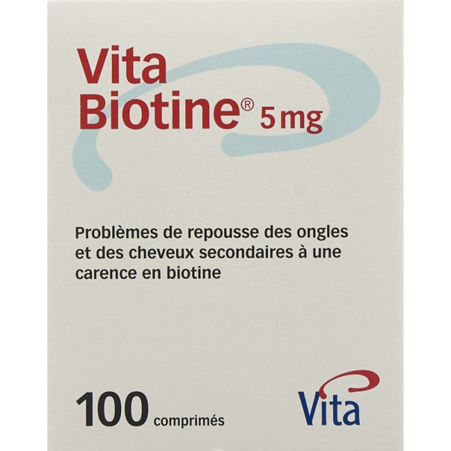 Vita Biotin Tabl 5 mg 25 គ្រាប់