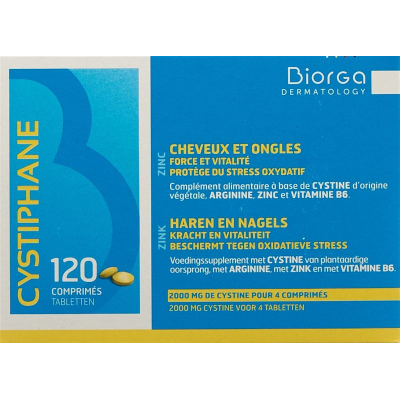 Cystiphane Biorga tablets blister 120 Stk