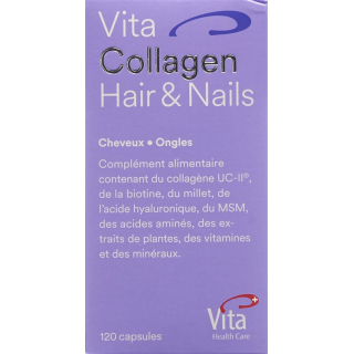 Vita Collagen Hair & Nails Kaps Ds 120 Stk