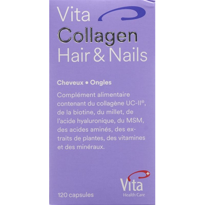 Vita collagen hårandnegle kaps can 120 stk