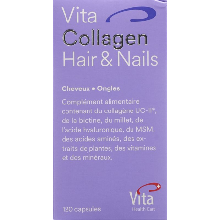 Vita Collagen Hair&Nails Kaps Ds 120 Stk