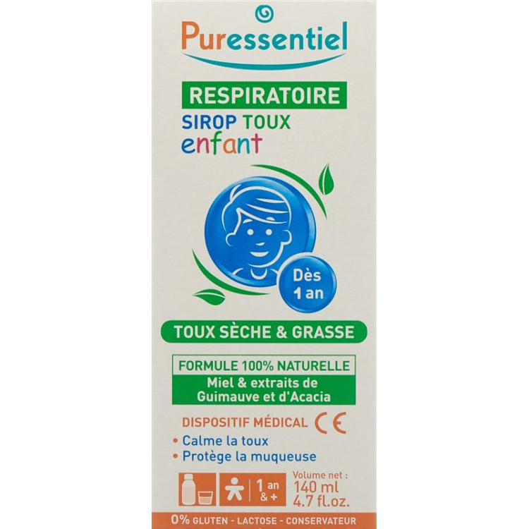 Puressentiel Atemwege Hustensirup Kind Fl 140 میلی لیتر