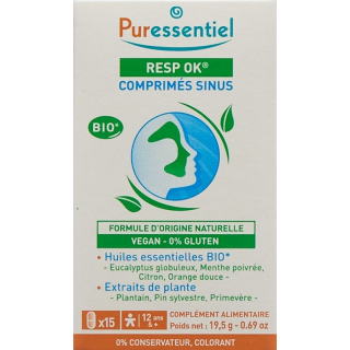 Puressentiel Respiratory Tabl Sinus Ds 15 pcs