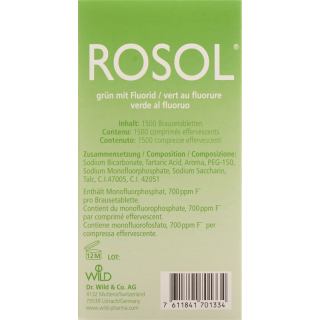Rosol fluoride effervescent 1;500 pcs