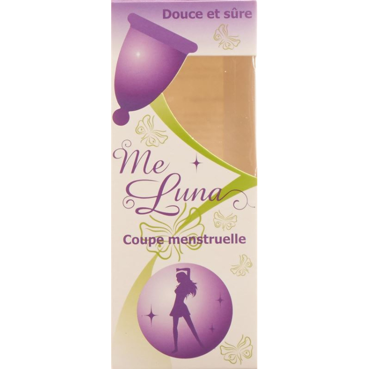 Me Luna menstrual cup Classic Sho L ring Violet